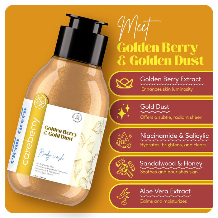Golden Berry & Gold Dust Brightening Body Wash 100ml (2)