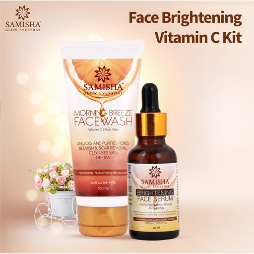 Samisha Organic Ultimate Vitamin C Face Combo (Face Wash + Face Serum) - Local Option