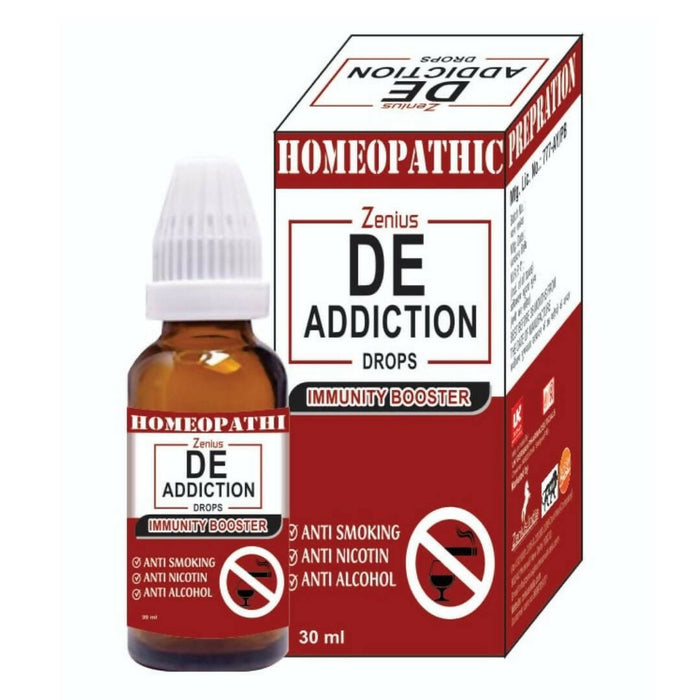 Zenius De Addiction Drops | Nasha mukti medicine - Addiction control medicine | 30ml Drops