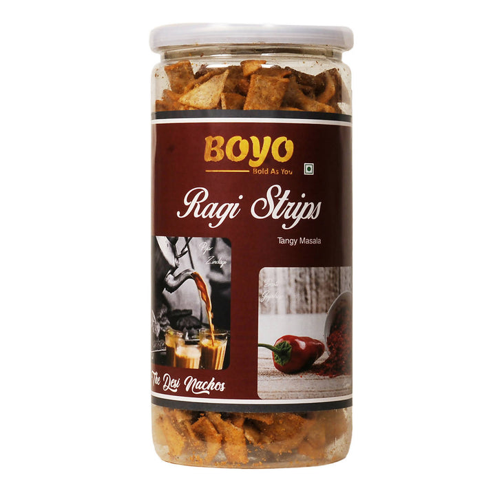 BOYO Healthy Snack Ragi Tangy Masala 150 gm Evening Snacks