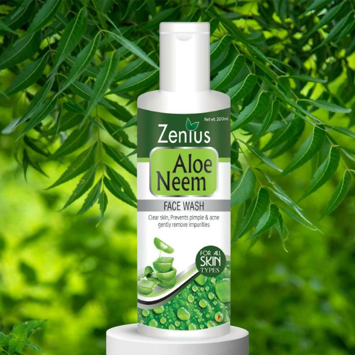 Zenius Aloe Neem Facewash for oily & dry skin, face wash for acne | 200ml