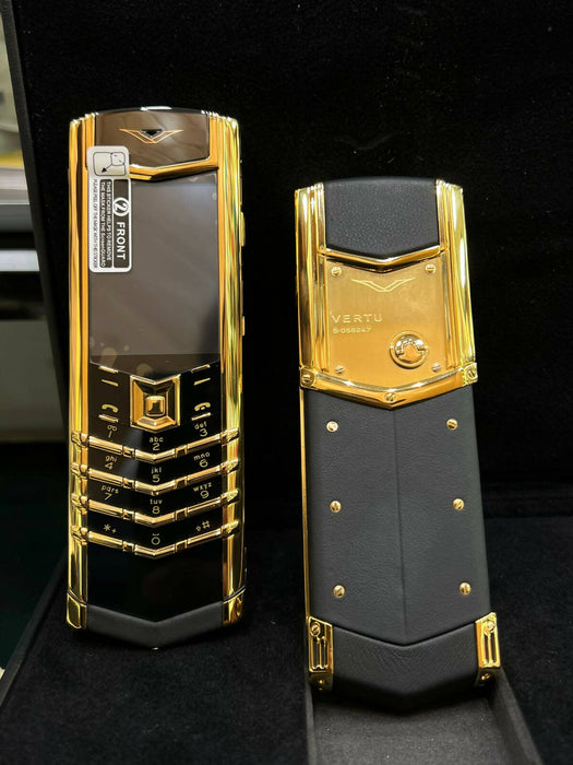 VERTU SIGNATURE S CLASSIC BLACK & GOLD KEYPAD MOBILE PHONE