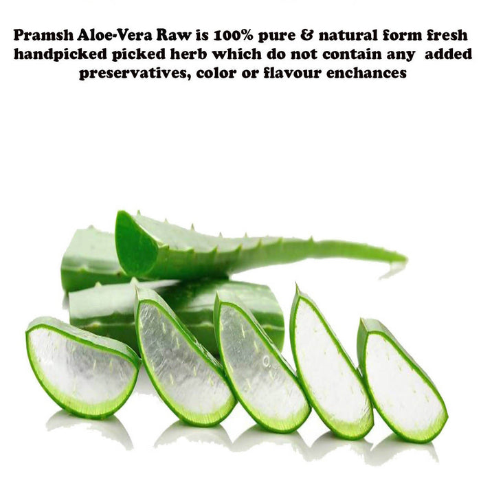 Pramsh Luxurious Organically Dried Aloe-Vera Raw(Whole) Packed In Eco-Friendly Bag