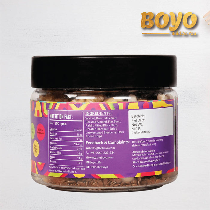 Boyo Heart Healthy Trail Mix - Healthy Snack & Mix Seeds 200 Gms