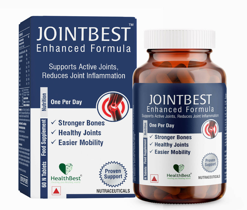 HealthBest Jointbest Joint Health Support Supplement 60 Tablets| Pack of 2