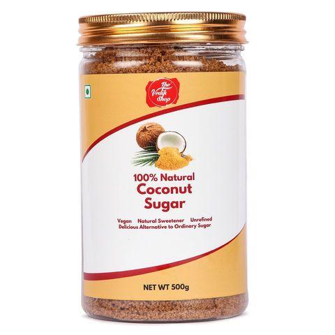 The Vedik Shop Natural Mix Sugar (Sugar Substitute) (Coconut 500 Gram + Raw Cane 500 Gram)