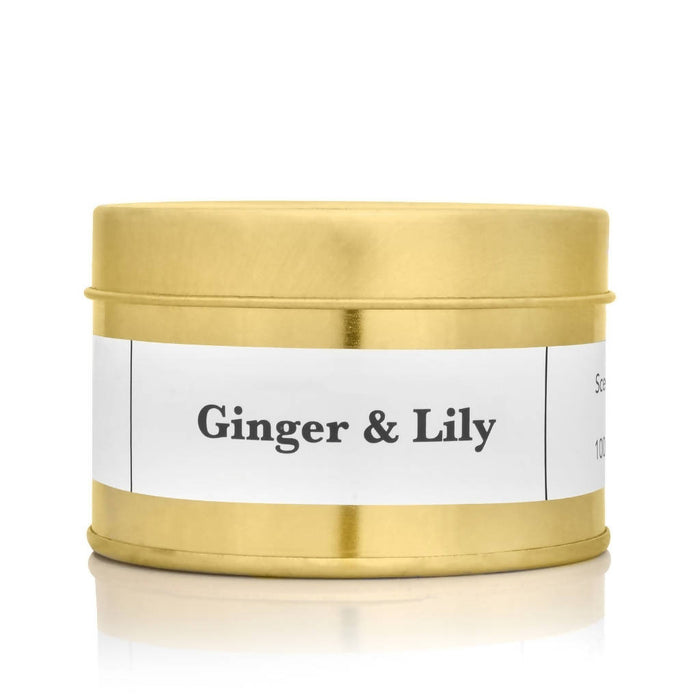 GINGER & LILY SCENTED CANDLE - Local Option