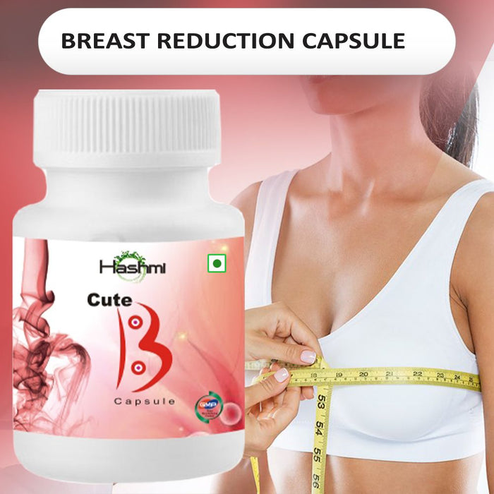 Hashmi Cute B Capsule | Breast Reduction Capsule & Breast Reduce Capsule | Helps to Reducing Breast Size -- 20 Capsules
