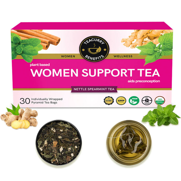 Fertility Support Tea for Women (Ovulation Aid Tea) with Diet Chart