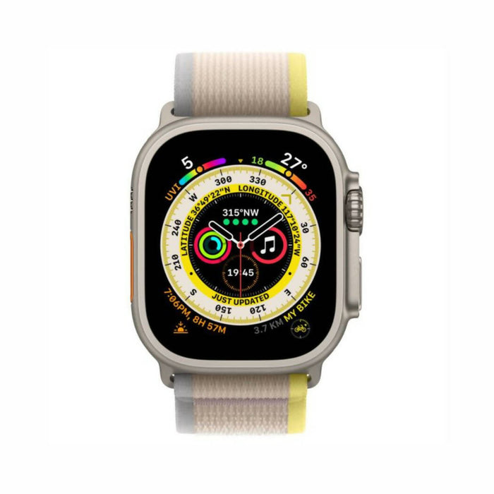 Apple Watch Ultra Off White/Yellow Trail Loop