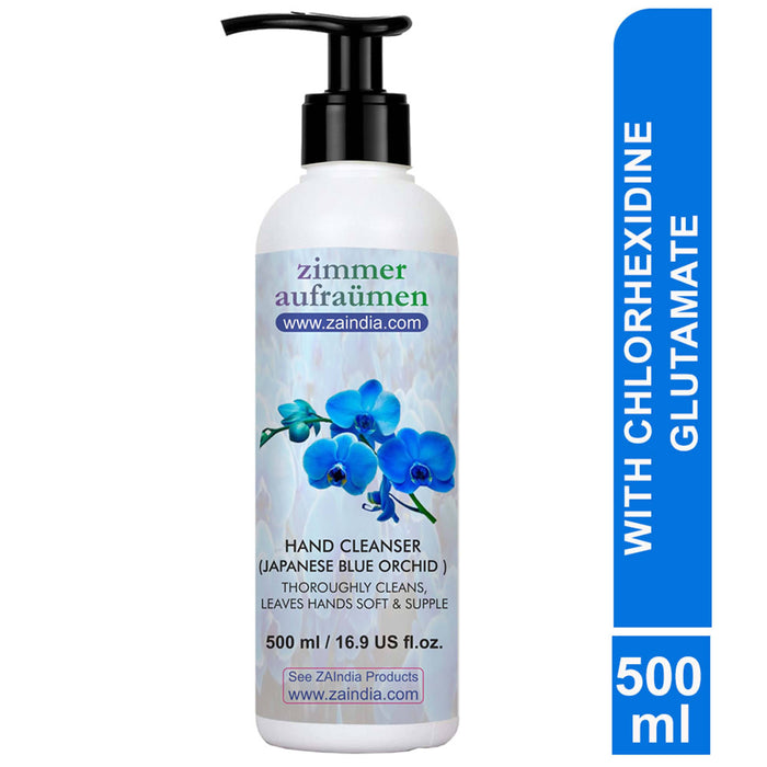 Hand Wash With CHG Disinfectant (500 ml) (Japanese Blue Orchid)