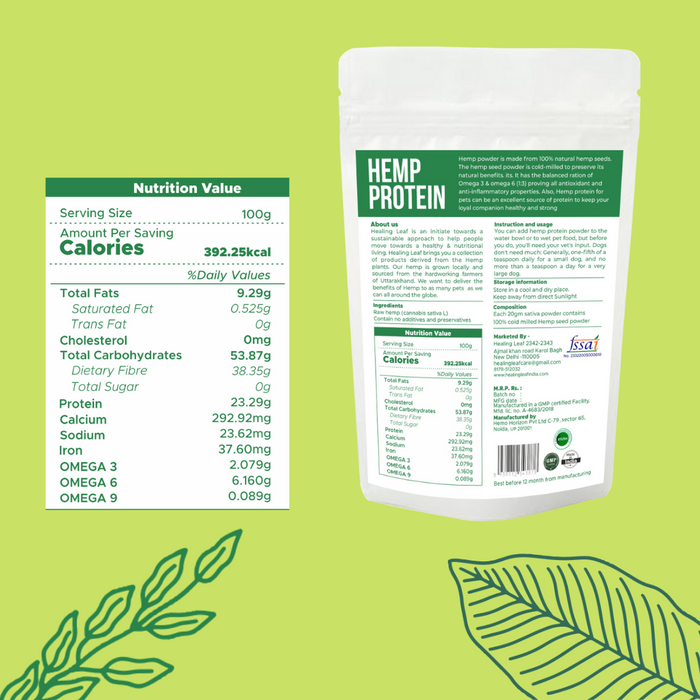 Healing leaf hemp coca powder 250g