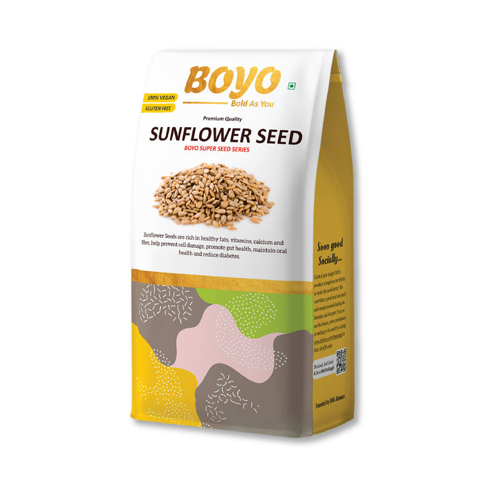 BOYO Raw Sunflower Seed 500g - Protein and Fibre Rich Superfood