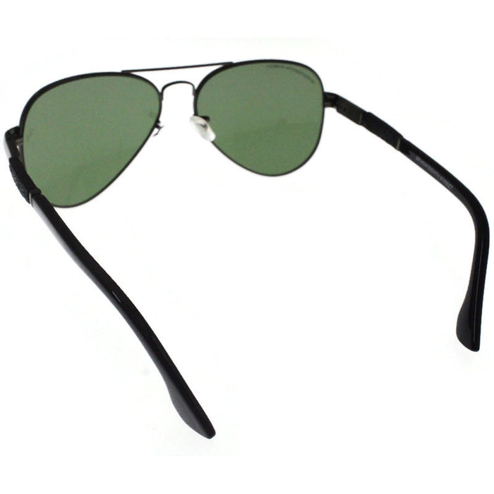 Generic affable unisex aviator fit sunglasses by jazz inc, frame color black and lens color green (3) (LWF219)