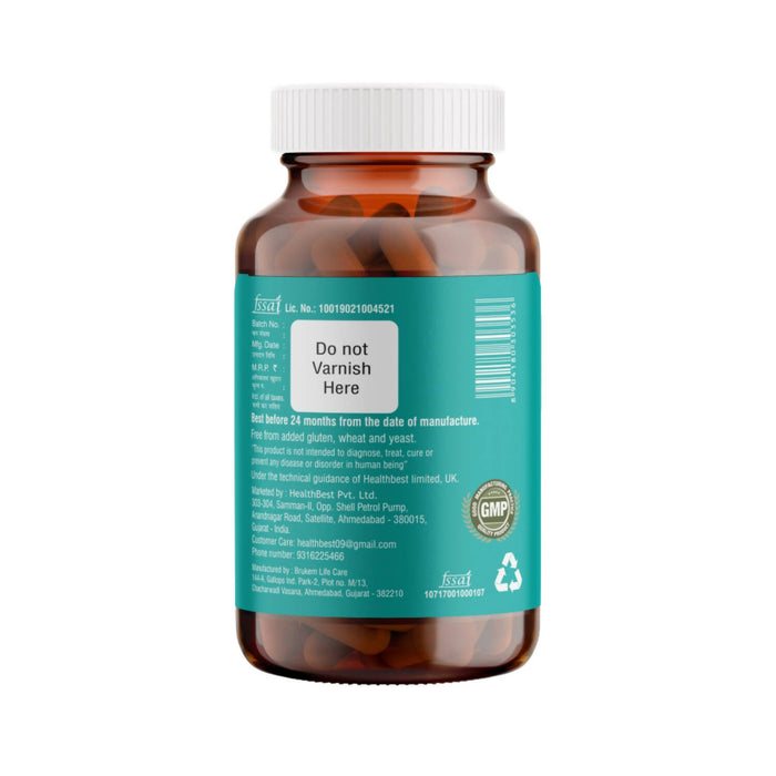 HealthBest KalciBest Calcium+ Vitamin D3 60 Tablets| Pack of 2