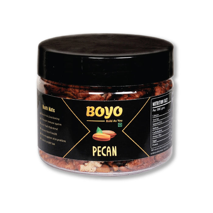 BOYO Premium Pecan nut Kernels 125 gm - 100% Vegan and Gluten-Free