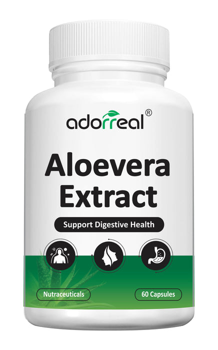 Adorreal Aloe vera Extract Super Digestive Health | 60 Capsules |
