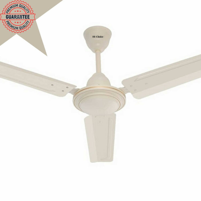 HI-Choice ceiling fans for home 48 inch /1200 MM High Speed Anti Dust Ceiling Fan, 400 RPM with 2 Years Warranty (Ivory)