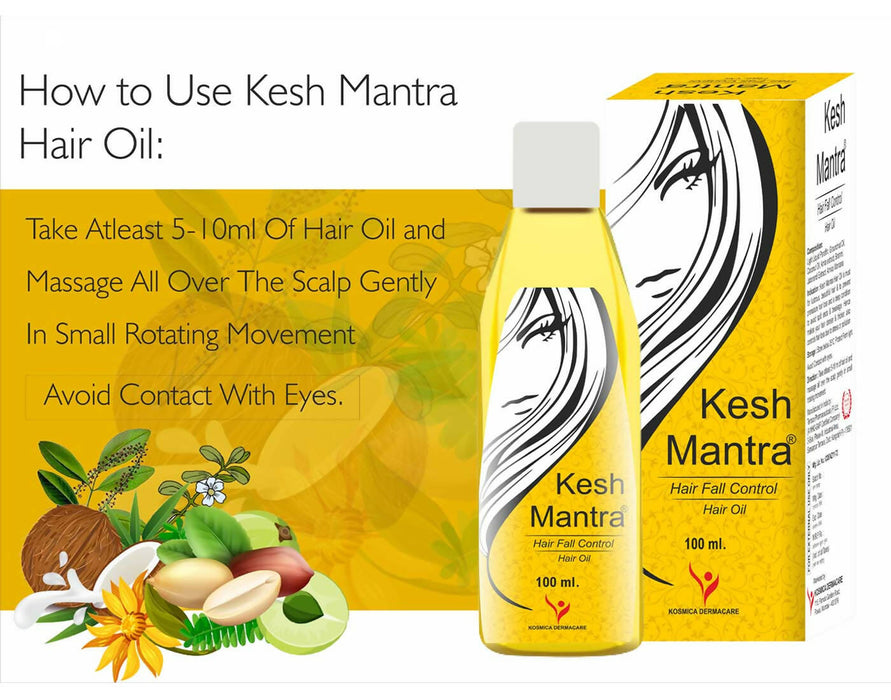 Cyrilpro Kesh Mantra Hair Oil (100 ml ) | World’s No. 1 Ayurvedic oil for hair fall related problems | Hair Regrowth Treatment ( Pack of 2 )