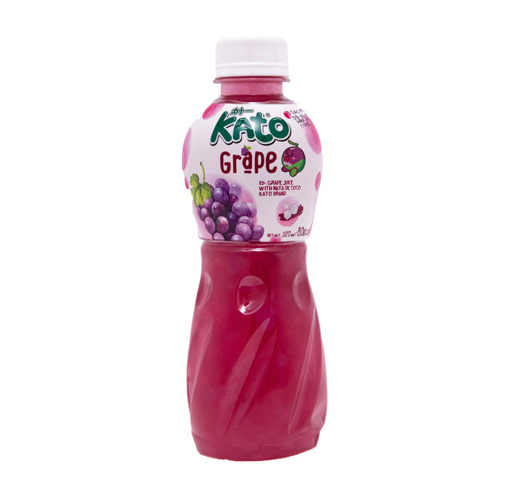 KATO Grape Juice with Nata de Coco (6 x 320 ml)