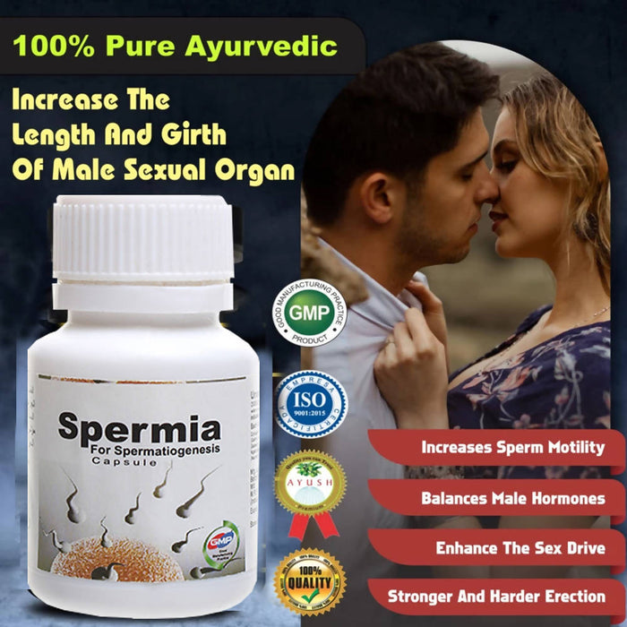 HASHMI Spermia sexual Capsule for male | Ayurvedic sperm increase capsule for men| Herbal fertility badhane ki dawa | 20 Capsules