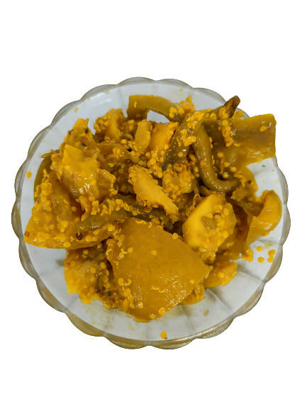 Organicanand Adrak Nimbu Mirchi Pickle (Ginger Lemon Green Chilli) | 350 gm Matka Jar | Khatta, Spicy | Homemade, Authentic, No preservative