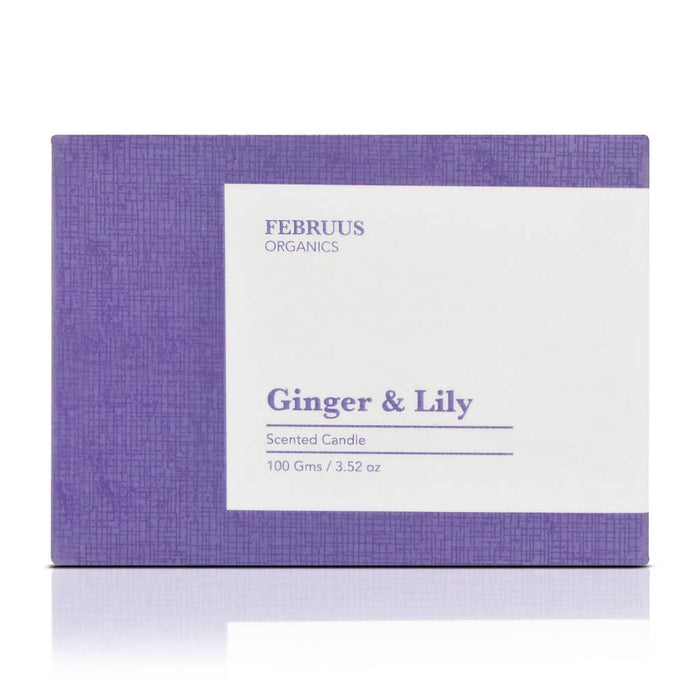 GINGER & LILY SCENTED CANDLE - Local Option