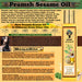 Pramsh Cold Pressed Organic Virgin Sesame Oil 100ml Hair Oil - Local Option