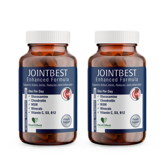 HealthBest Jointbest Joint Health Support Supplement 60 Tablets| Pack of 2