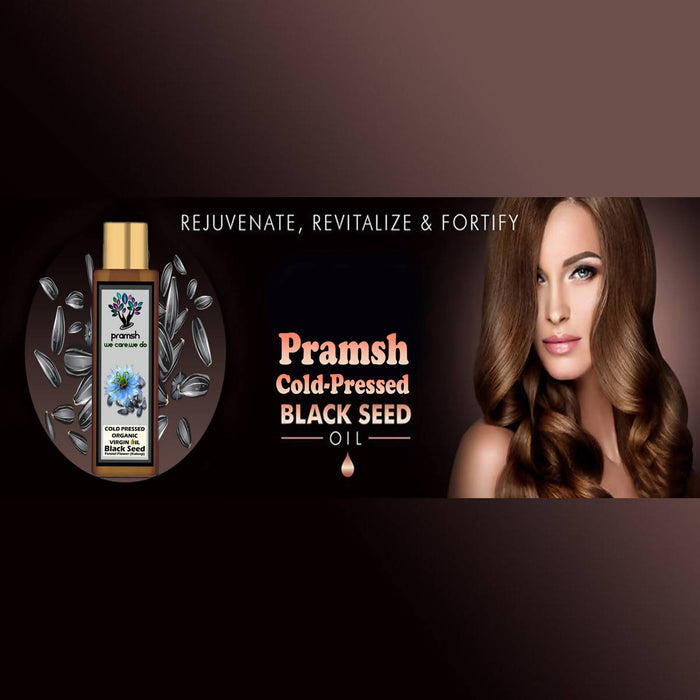 Pramsh Cold Pressed Organic Virgin Black Seed Oil 100ml Hair Oil Pack Of 2 (200ml) - Local Option