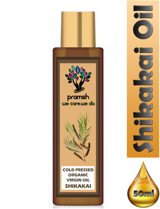 Pramsh Cold Pressed Organic Virgin Shikakai Oil 50ml Hair Oil - Local Option