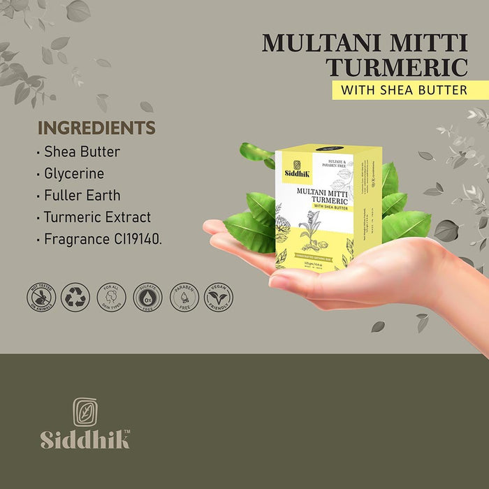 Siddhik Multani Mitti Turmeric With Shea Butter