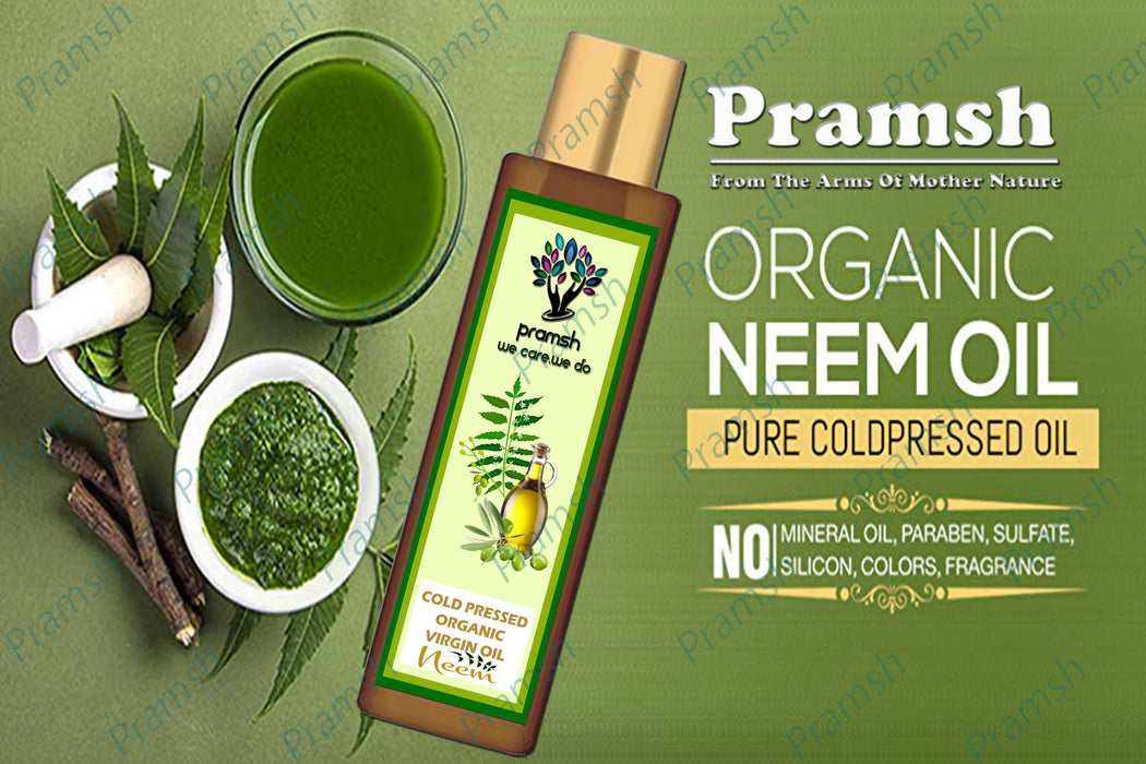 Pramsh Cold Pressed Organic Virgin Neem Oil 50ml Hair Oil - Local Option