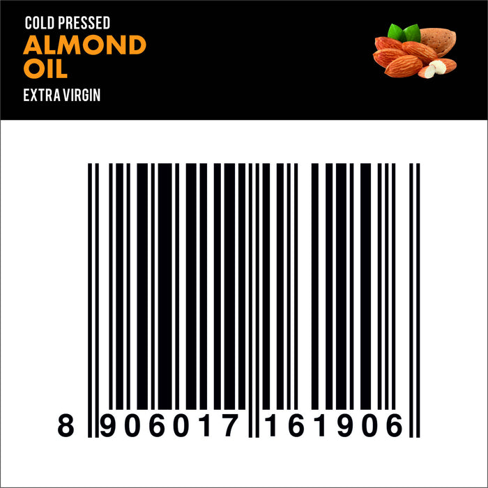 Extra Virgin Cold Pressed Almond Oil 120 ML, Barcode