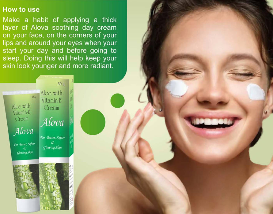 Tantraxx Alova Skin Experts Cream with Vitamin- E for Men & Women (Pack of 3) 90 gm