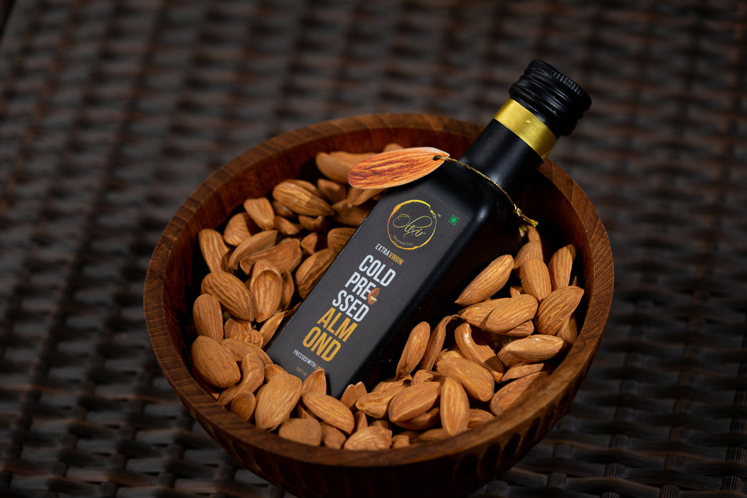 Extra Virgin Cold Pressed Almond Oil 120 ML, Props