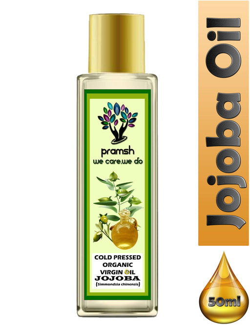 Pramsh Cold Pressed Organic Virgin Jojoba Oil 50ml Hair Oil - Local Option