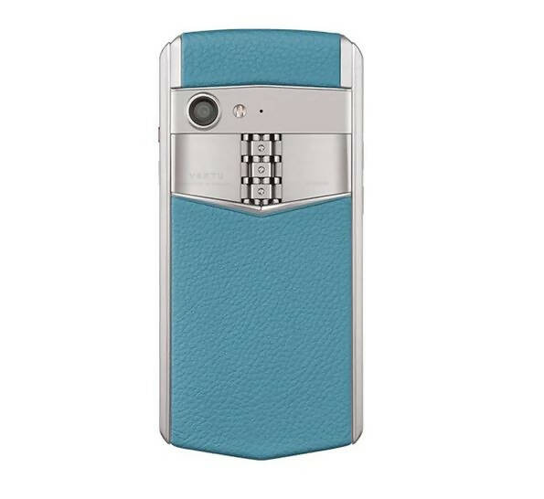 VERTU Aster P Silver Gentlemen Blue Leather Luxury Smartphone