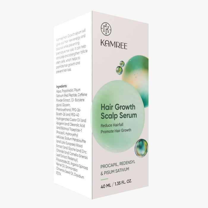Kamree Hair Growth Scalp Serum | With Procapil,Redensyl, PISUM SATIVUM For Reduce hairfall,Promote Hair growth For Men & Women | 40 ml