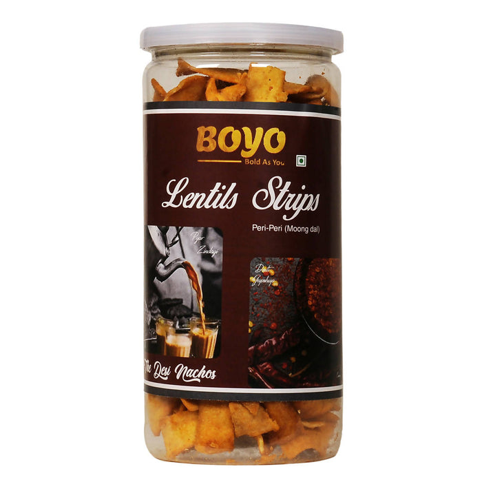 BOYO Healthy Snack Lentils Strips Peri-Peri 150g Evening Snacks
