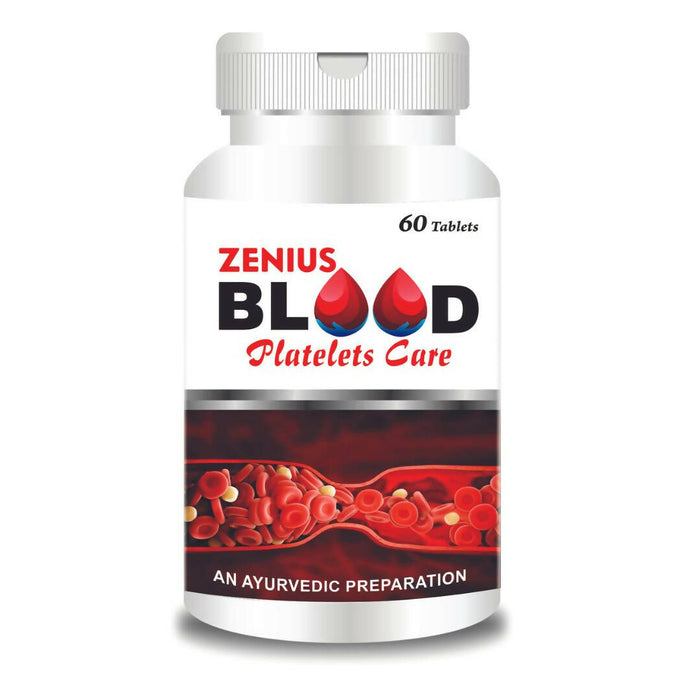 Zenius Blood platelets care tablet beneficial to increase blood platelet | 60 tablets