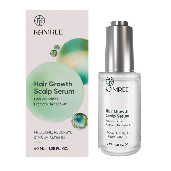 Kamree Hair Growth Scalp Serum | With Procapil,Redensyl, PISUM SATIVUM For Reduce hairfall,Promote Hair growth For Men & Women | 40 ml