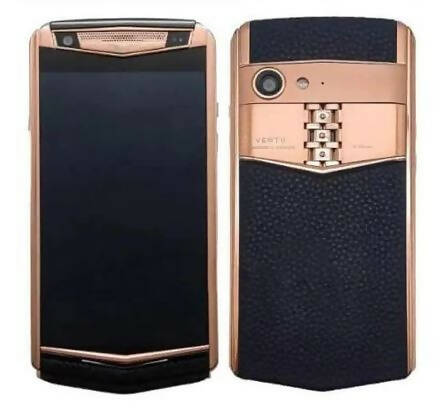VERTU Aster P Red Gold Black Leather Luxury Smartphone