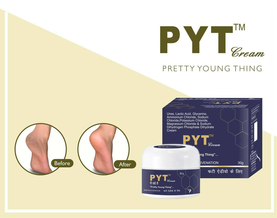 Tantraxx PYT Special Cream for Cracked Heels and Hands for Men and Women (Pack of 3)90 gm)