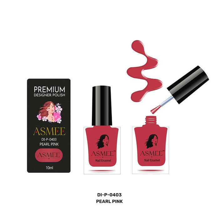 Asmee Premium Nail Polish - Pearl Pink
