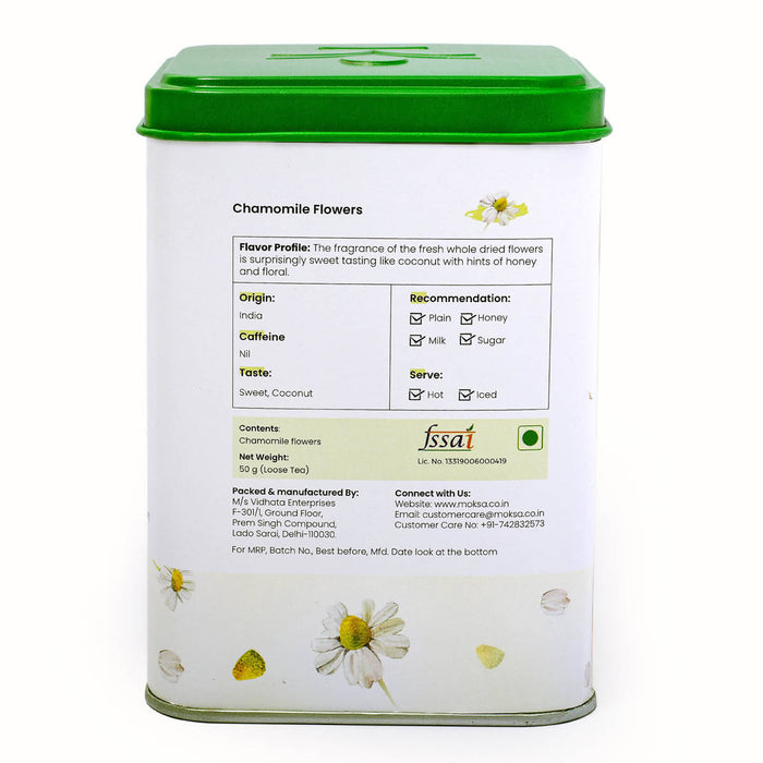 Moksa - Chamomile Herbal Tea | Chamomile Flowers |50g