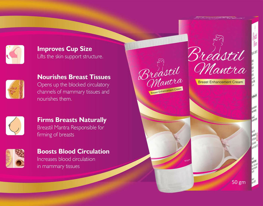 Cyrilpro Breastil Mantra Breast Enhancement Cream for Women ( 100 gm )pack of 2