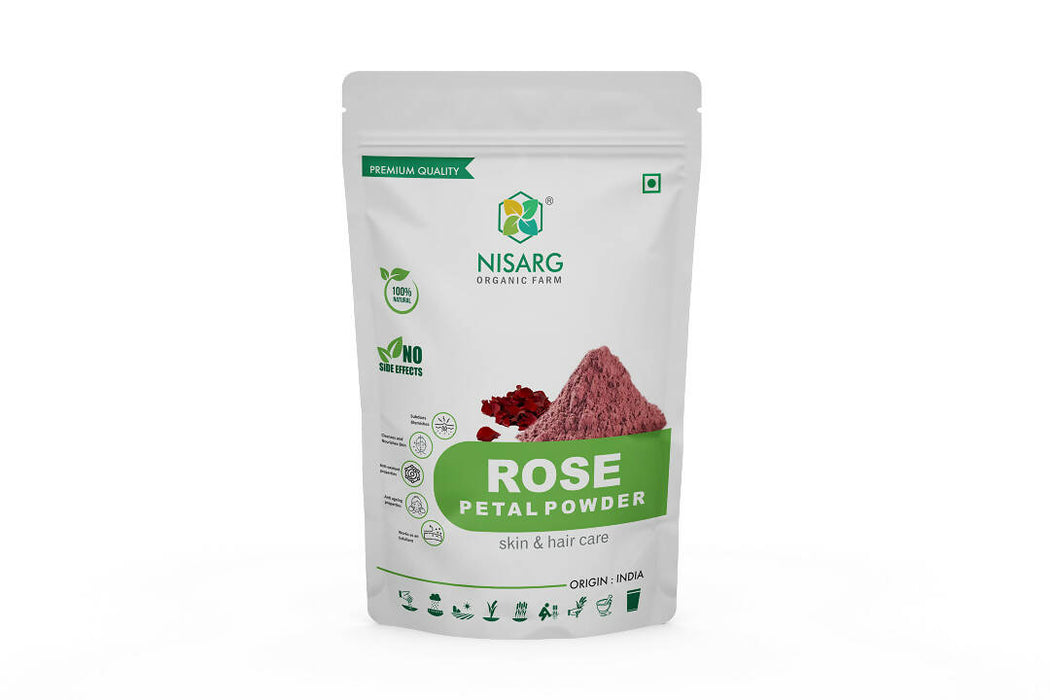 Organic Red Rose Petals Powder 100g