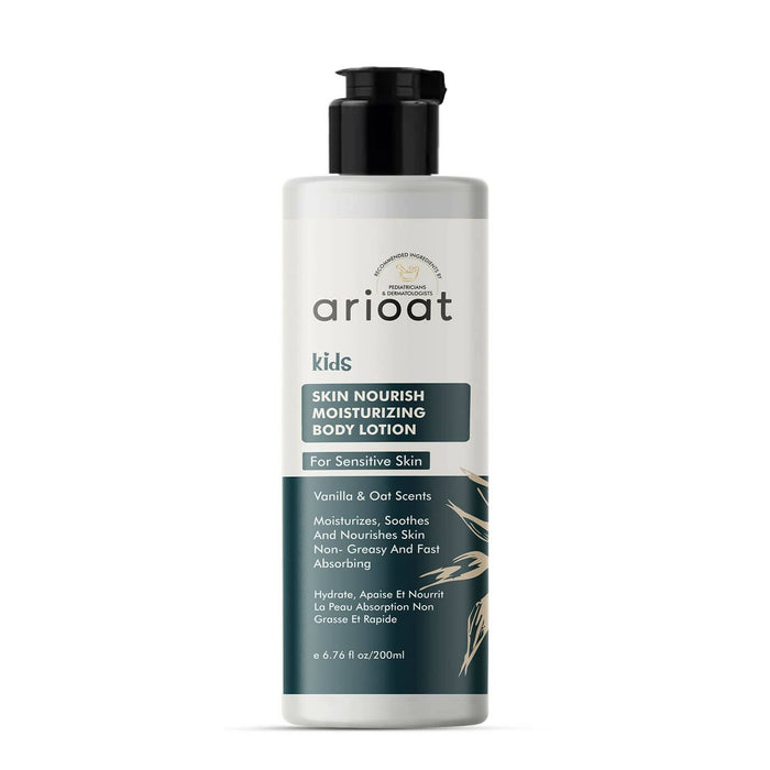 Arioat Body Lotion - Vanilla & Oat - Kids Skin Nourish Moisturizing Body Lotion - For Sensitive Skin - 200Ml