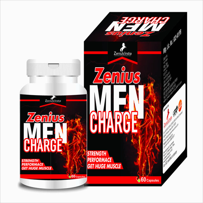 Sex medicine for longer sex stamina power booster sexual energy medicine for men | Zenius Men Charge 60 Capsules